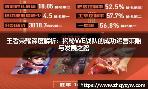 mk电竞王者荣耀深度解析：揭秘WE战队的成功运营策略与发展之路